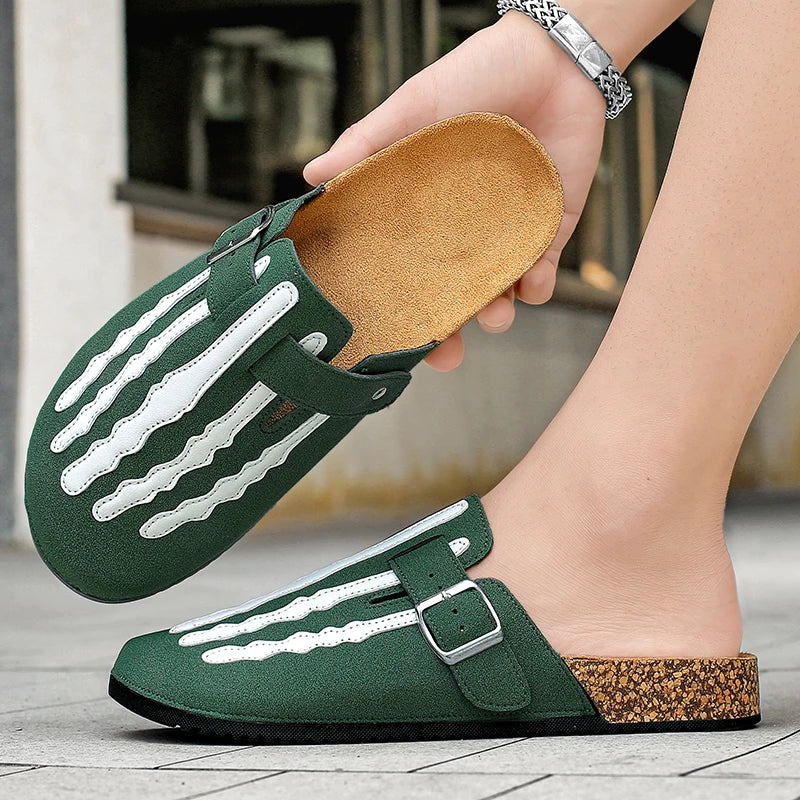 Men's Cork Clogs with Arch Support | Comfortable Indoor Footwear