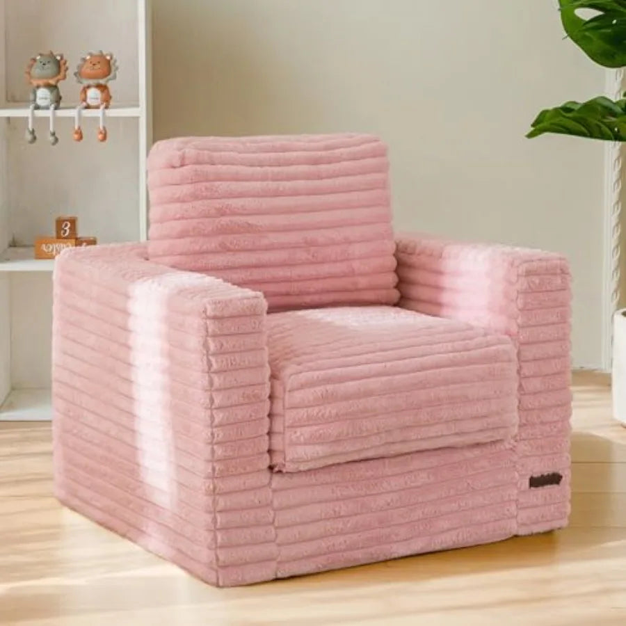 Comfy Faux Fur Bean Bag Chair | Cozy Upholstered Floor Sofa
