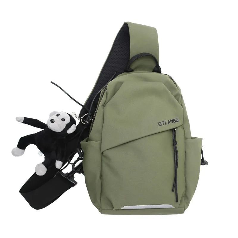 Unisex Korean Style Crossbody Bag | Lightweight & Portable
