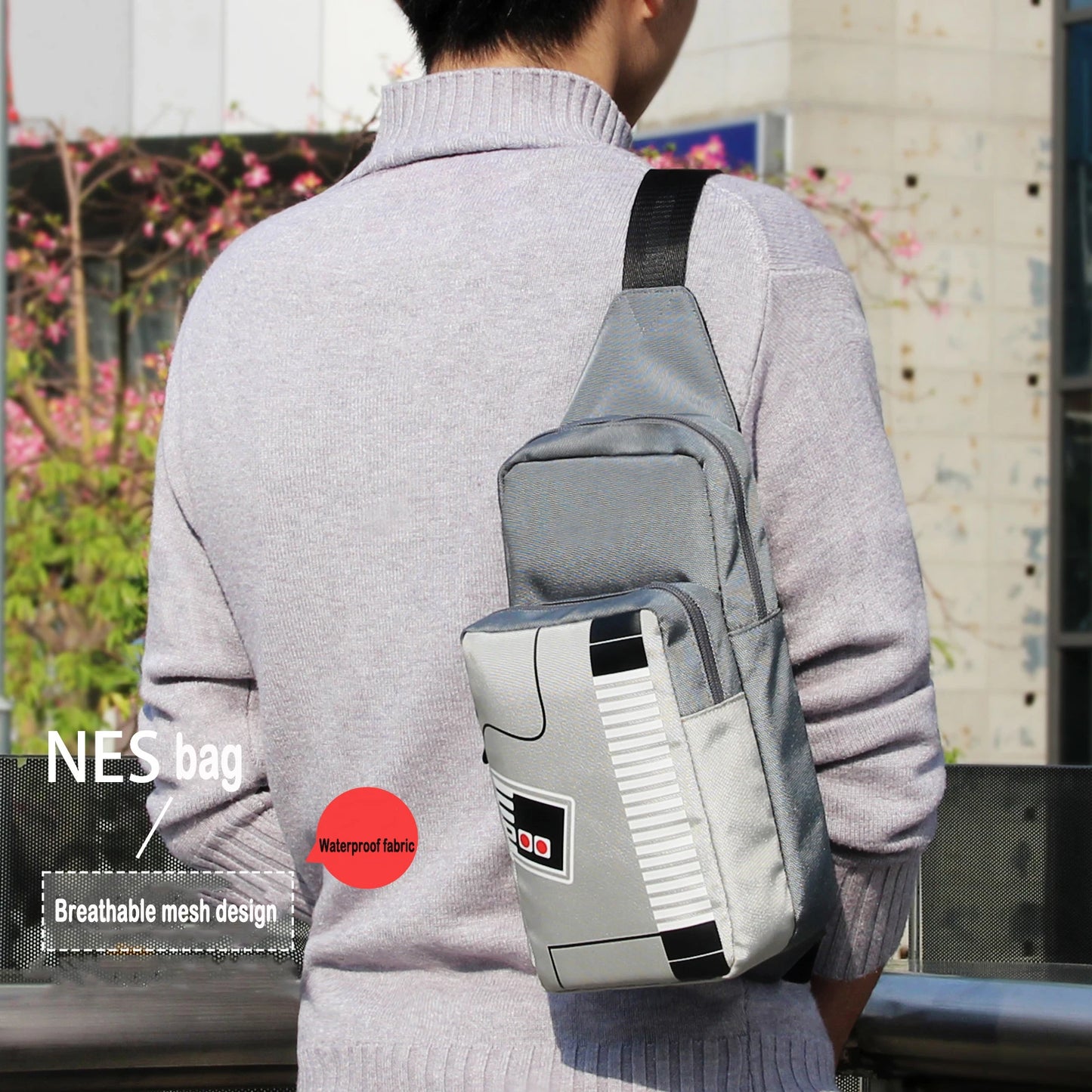 Multifunctional Men's Game Console Storage Bag | Durable & Stylish