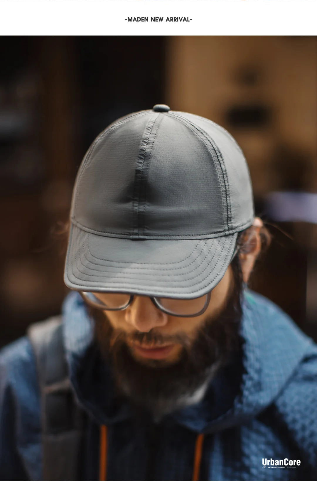 Men's Vintage Baseball Cap | Flat Brim & Adjustable Fit