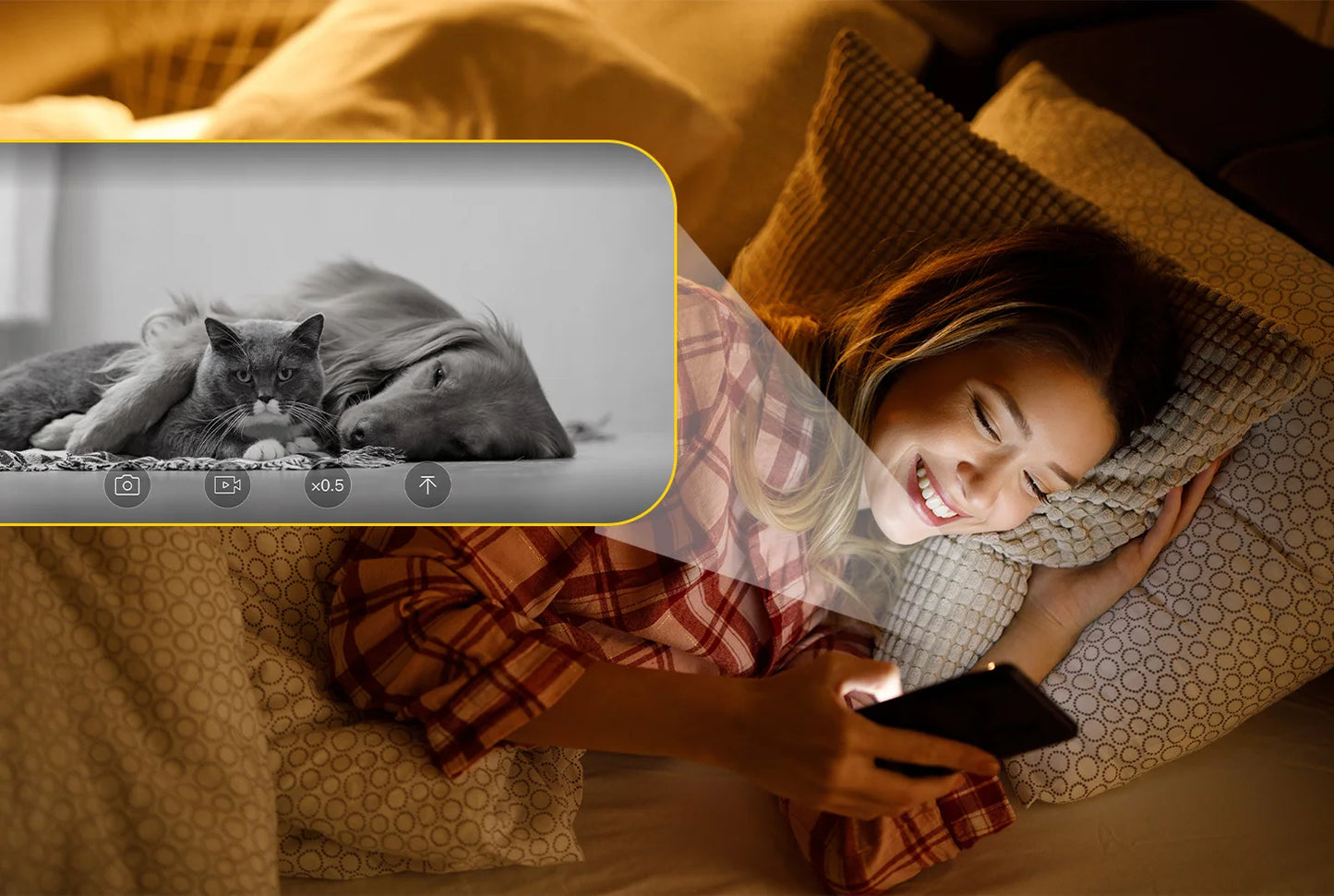 2K Wi-Fi Indoor Security Camera | Smart Baby Monitor with 2-Way Audio