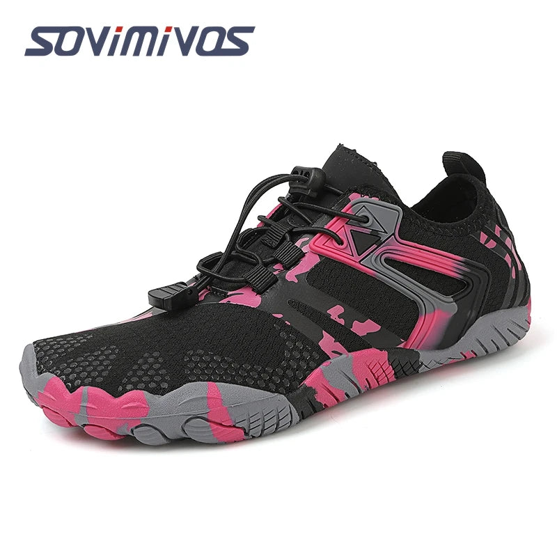 Unisex Swimming Water Shoes Men Barefoot Outdoor Beach Sandals Upstream Aqua Shoes Plus Size Nonslip River Sea Diving Sneakers