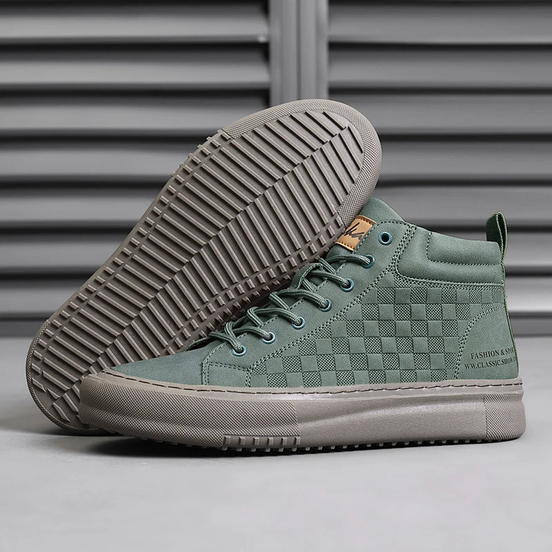 Men's Versatile Casual Sports Shoes | Retro Mid-Top Style