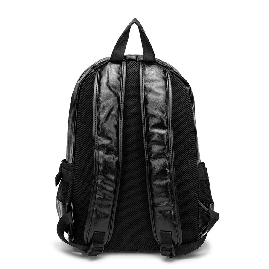 Stylish PU Leather Large Capacity Ladies Backpack | Versatile & Chic