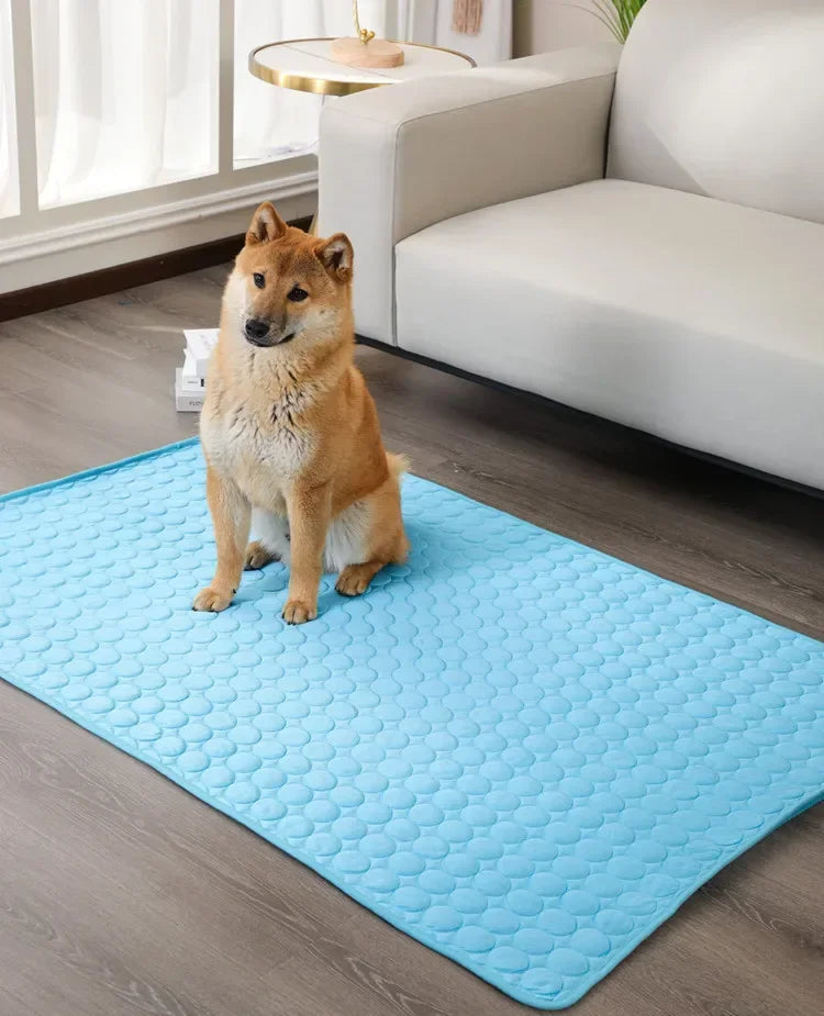 Cooling Pet Ice Pad | Breathable Washable Sleep Mat for Pets