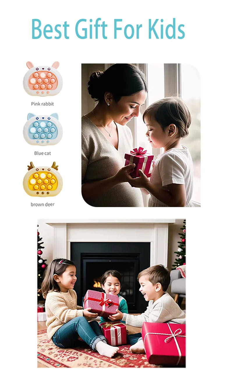 Light Up Push Electronic Puzzle Console | Fun Fidget Toy