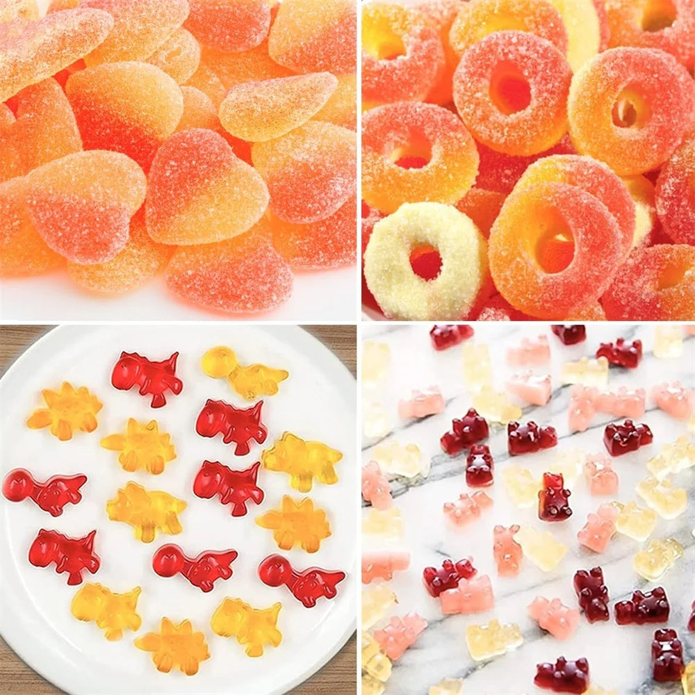 DIY Candy Silicone Moulds Set | Create Fun Gummy Treats at Home