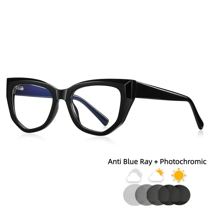 Customizable Cat Eye Anti Blue Ray Reading Glasses for Women