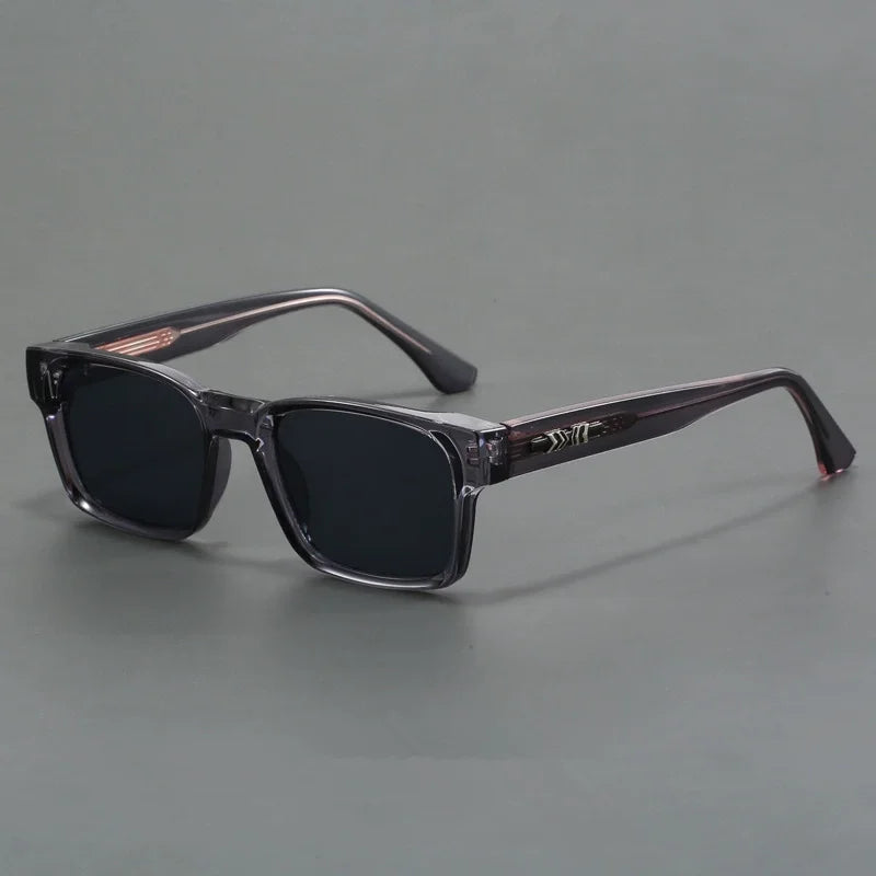 Fashionable Retro Square Full Frame Sunglasses for Men