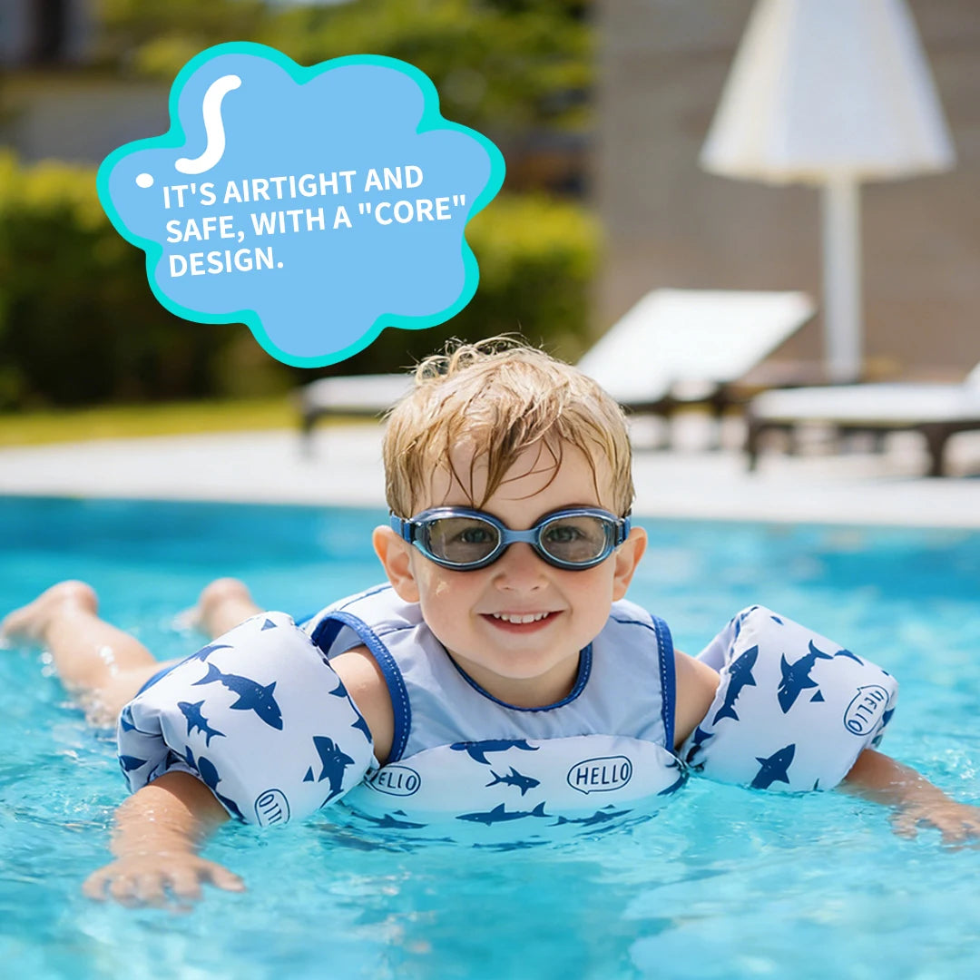 Kids Swim Vest | Toddler Pool Floaties & Adjustable Swim Jacket