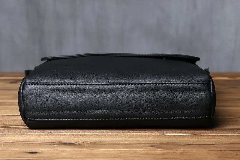 Bolso de hombro de cuero casual para hombre | Bolso elegante de gran capacidad