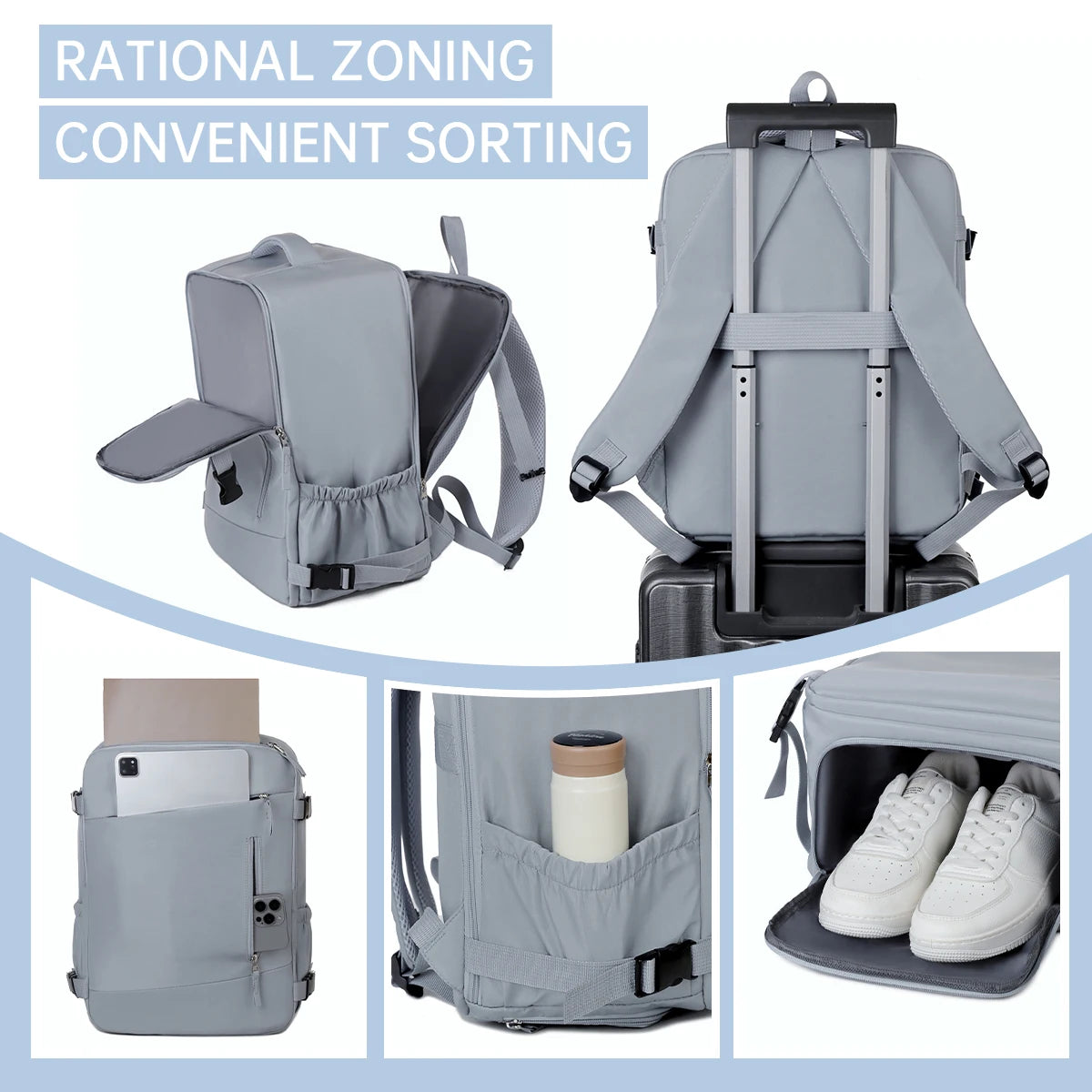 Lightweight Travel Backpack for Women | Large Capacity & Versatile