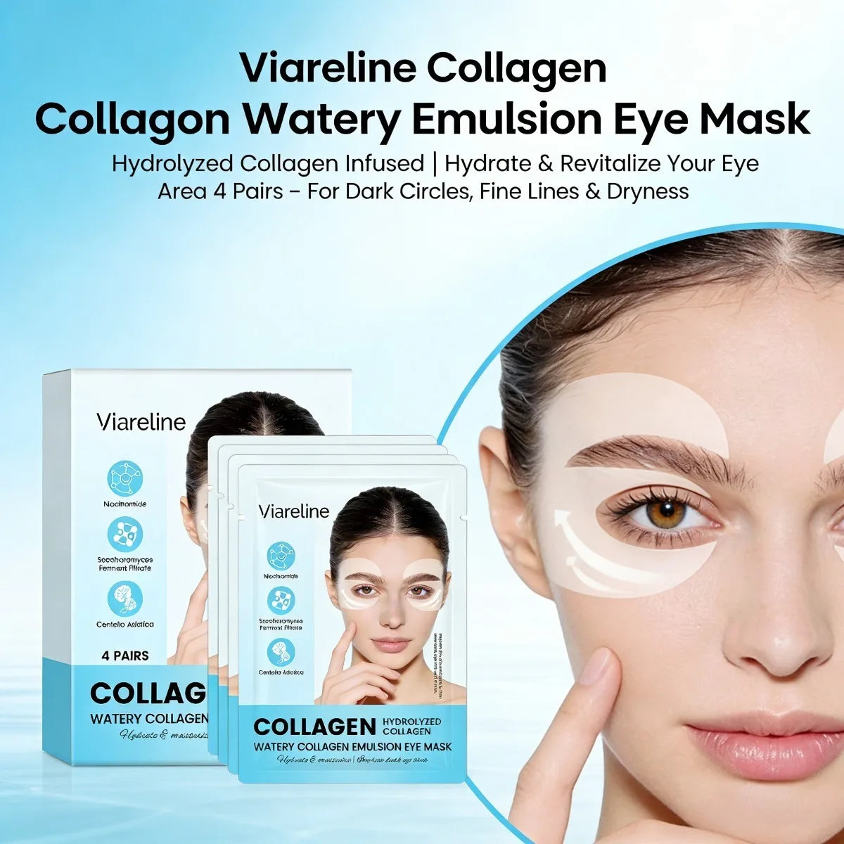 Collagen Eye Patches for Hydrated, Youthful Eye Contour Skin