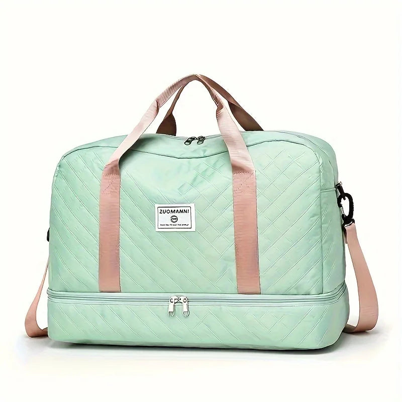 Large Capacity Luxury Duffel Bag | Travel Gym Tote with Pockets