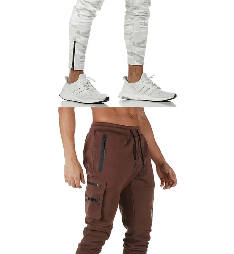 Men's Multi-Pocket Workout Training Pants | Stylish Jogging Sweatpants