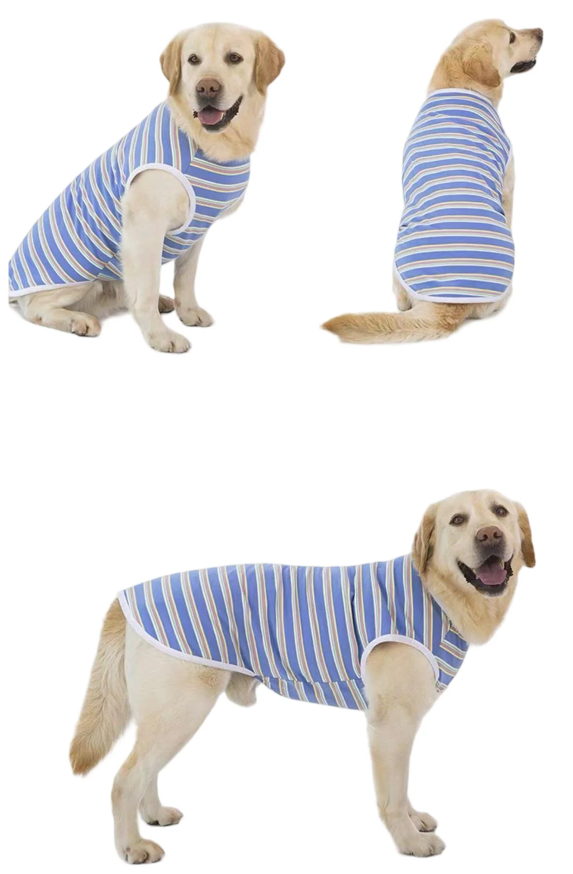 Summer Sleeveless Vest for Medium and Large Dogs | Comfortable Pet Pajamas