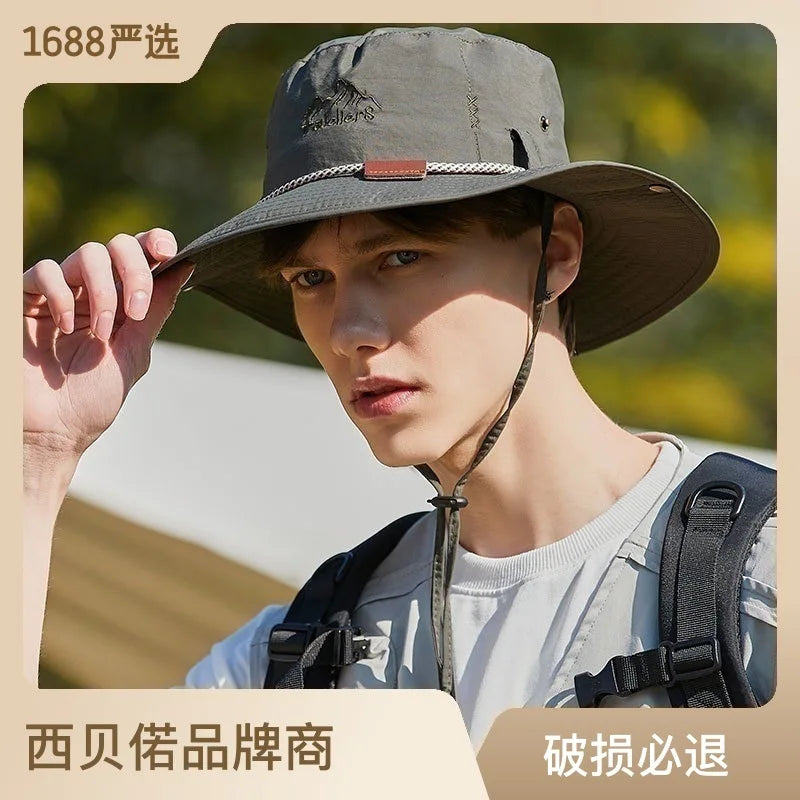 Women's Sunblock Sports Hat | Large Brimmed Outdoor Cap