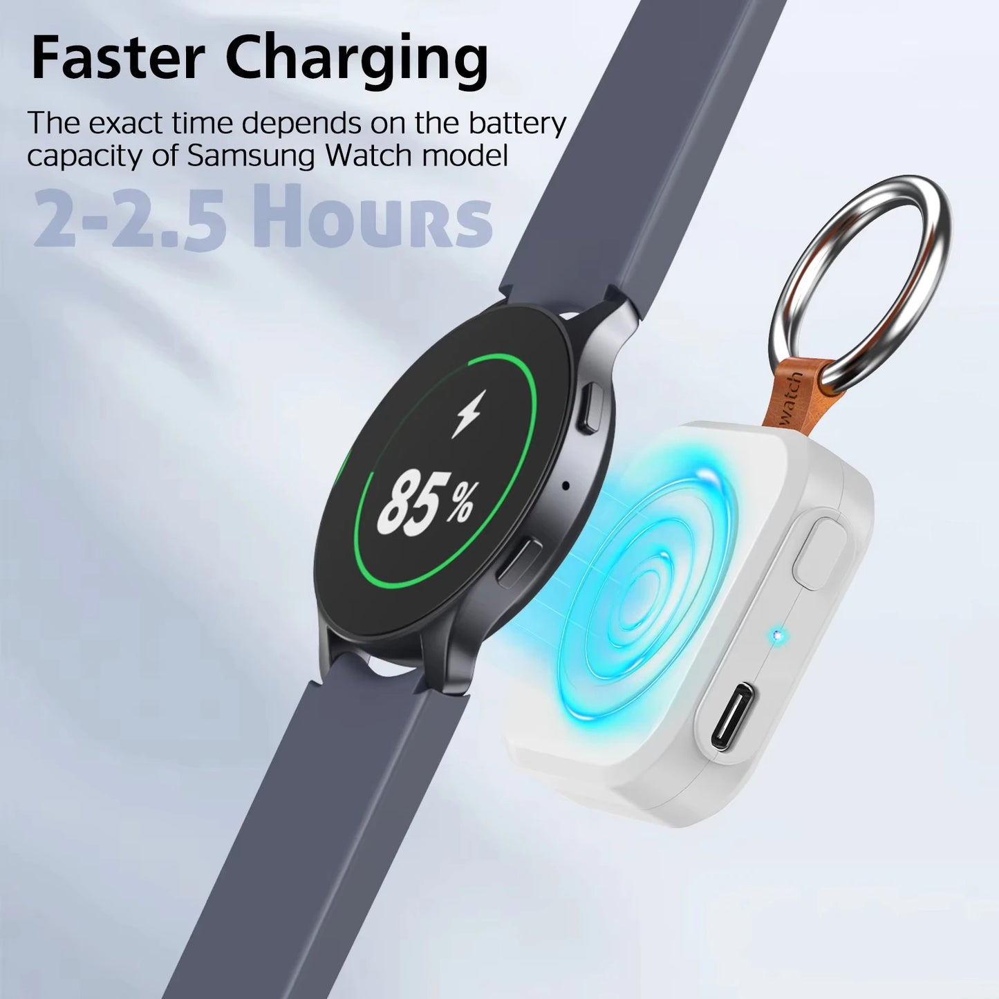 Portable Magnetic Wireless Fast Charger for Galaxy Watches
