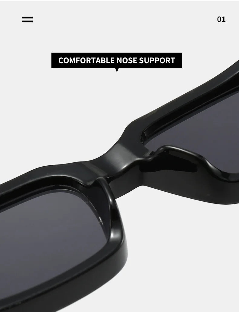 Stylish Small Square Sunglasses for Men & Women | UV400 Protection