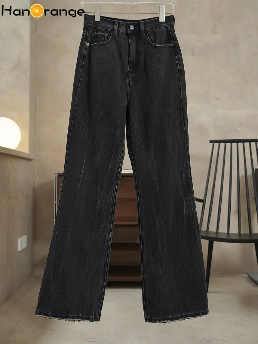 High Waist Retro Jeans for Women | Stylish Elastic Denim Pants