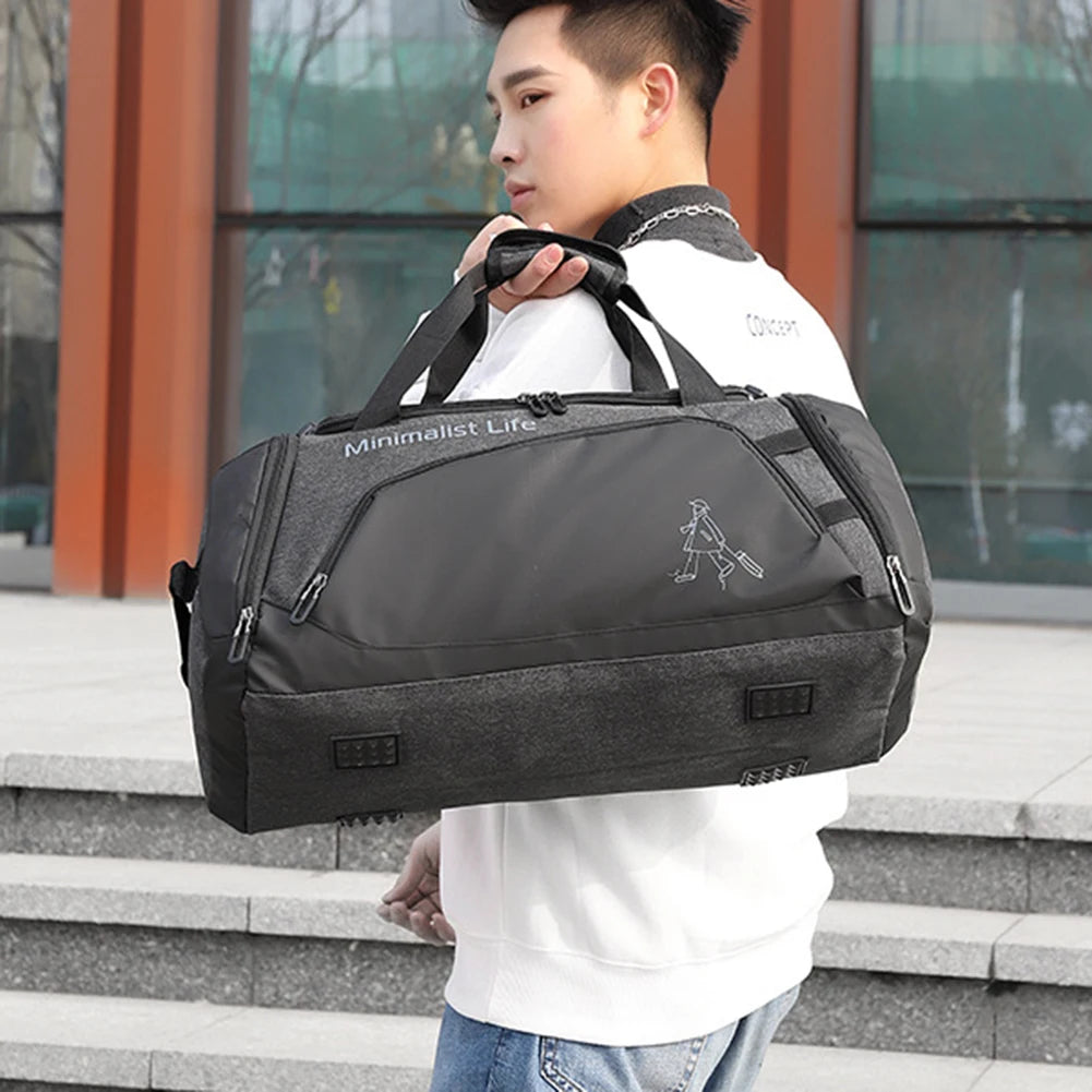 Waterproof Nylon Gym Bag | Perfect for Fitness & Travel
