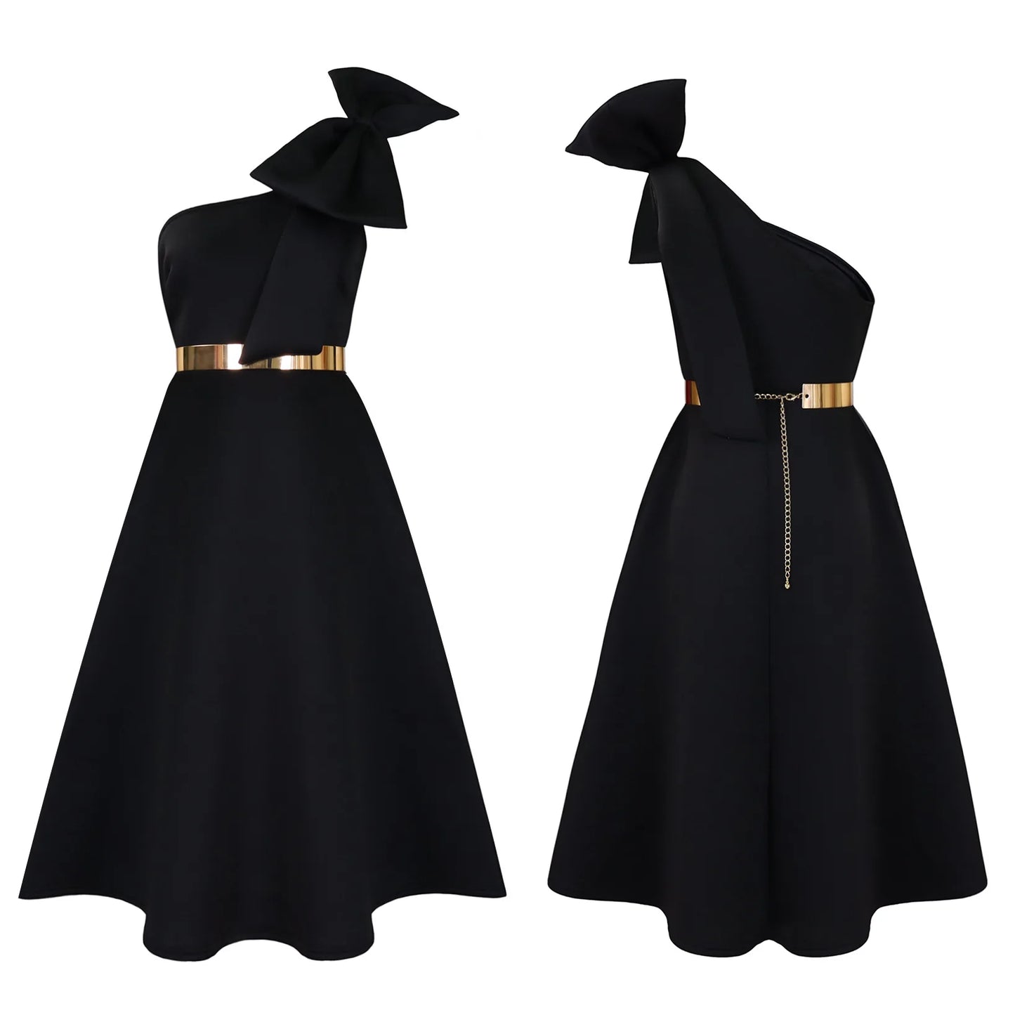 Elegant One Shoulder Dress for Women | Luxurious Summer Fashion