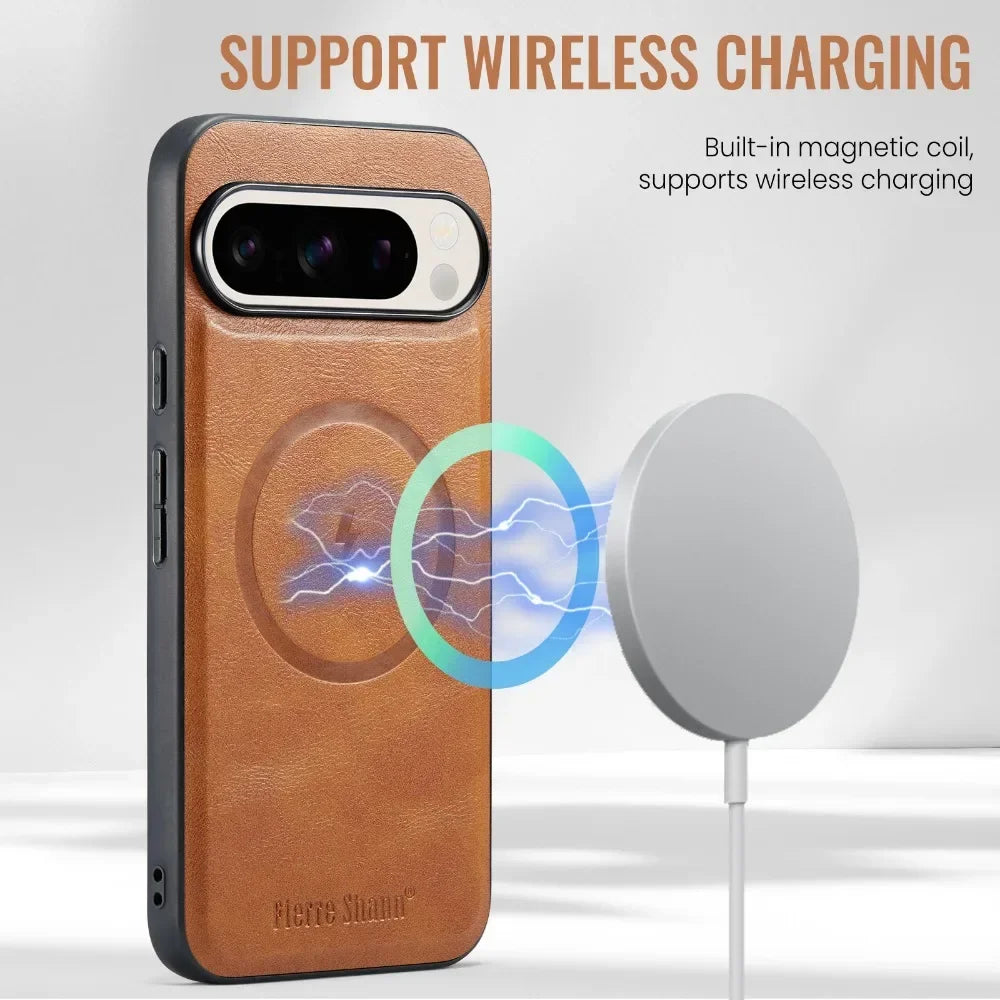 Detachable 2 in 1 Leather Wallet Case for Google Pixel | Card Holder