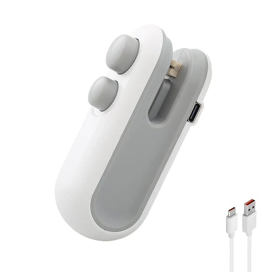 2-in-1 Mini USB-C Rechargeable Bag Sealer & Cutter | Fresh Food Storage