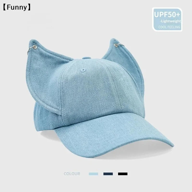 Unisex Fox Ears Baseball Cap | Trendy Hip Hop Sunshade Hat