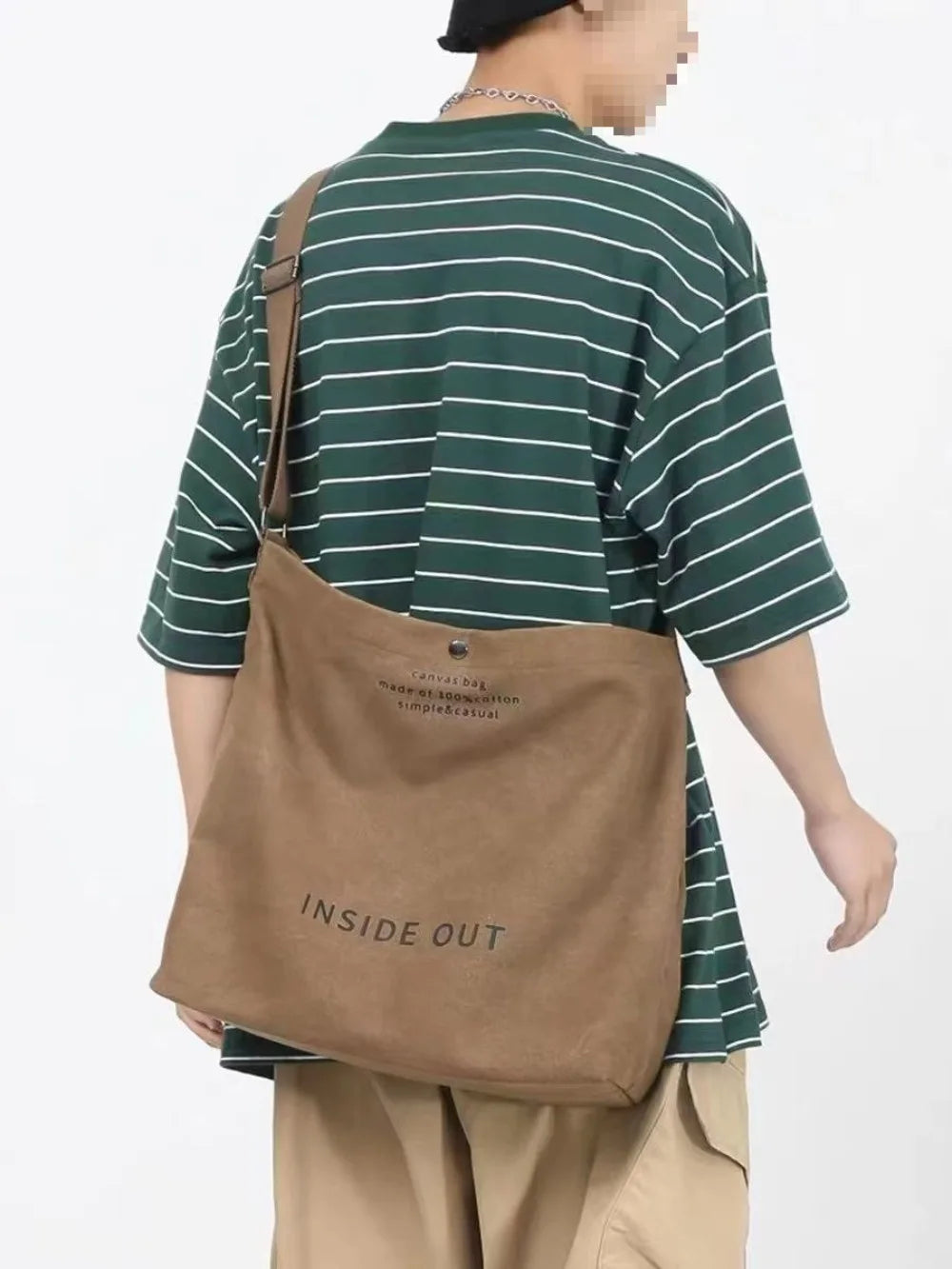 Large Canvas Shoulder Tote Bag | Stylish & Functional Handbag