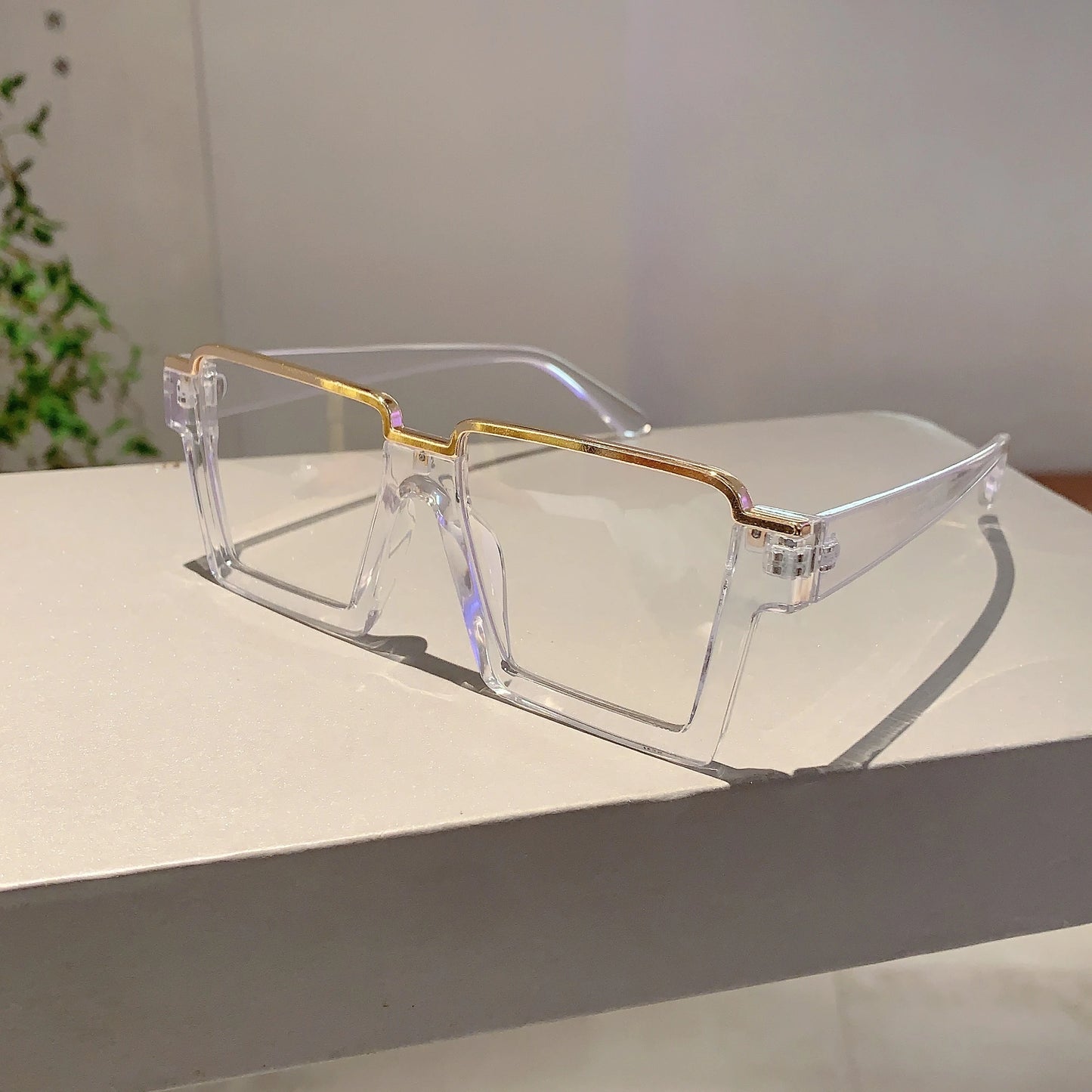Chic Oversized Blue Light Blocking Glasses | Fashionable Protection