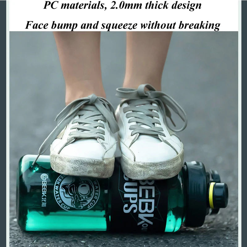 2 Liter BPA-Free Sports Water Bottles | Portable Drinkware Jug