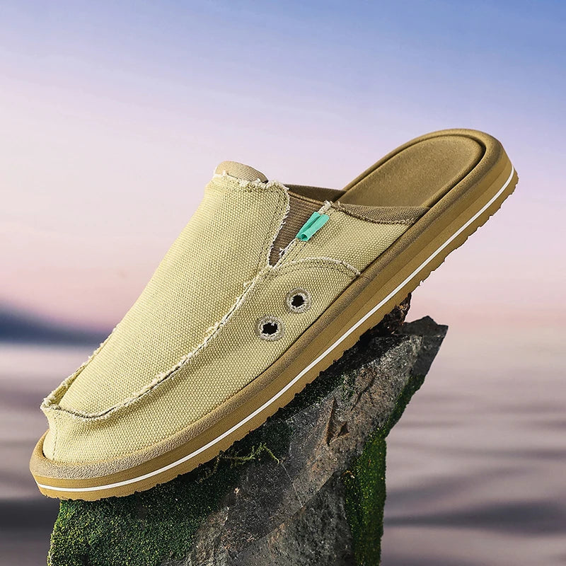Men's Outdoor Summer Slippers | Breathable Slip-On Sandals