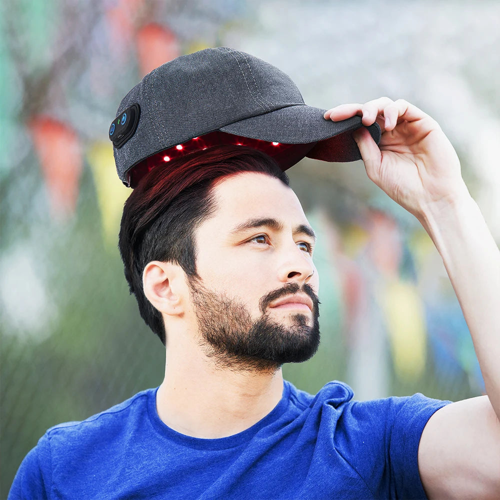 Infrared LED Hair Growth Cap | Red Light Therapy for Regrowth
