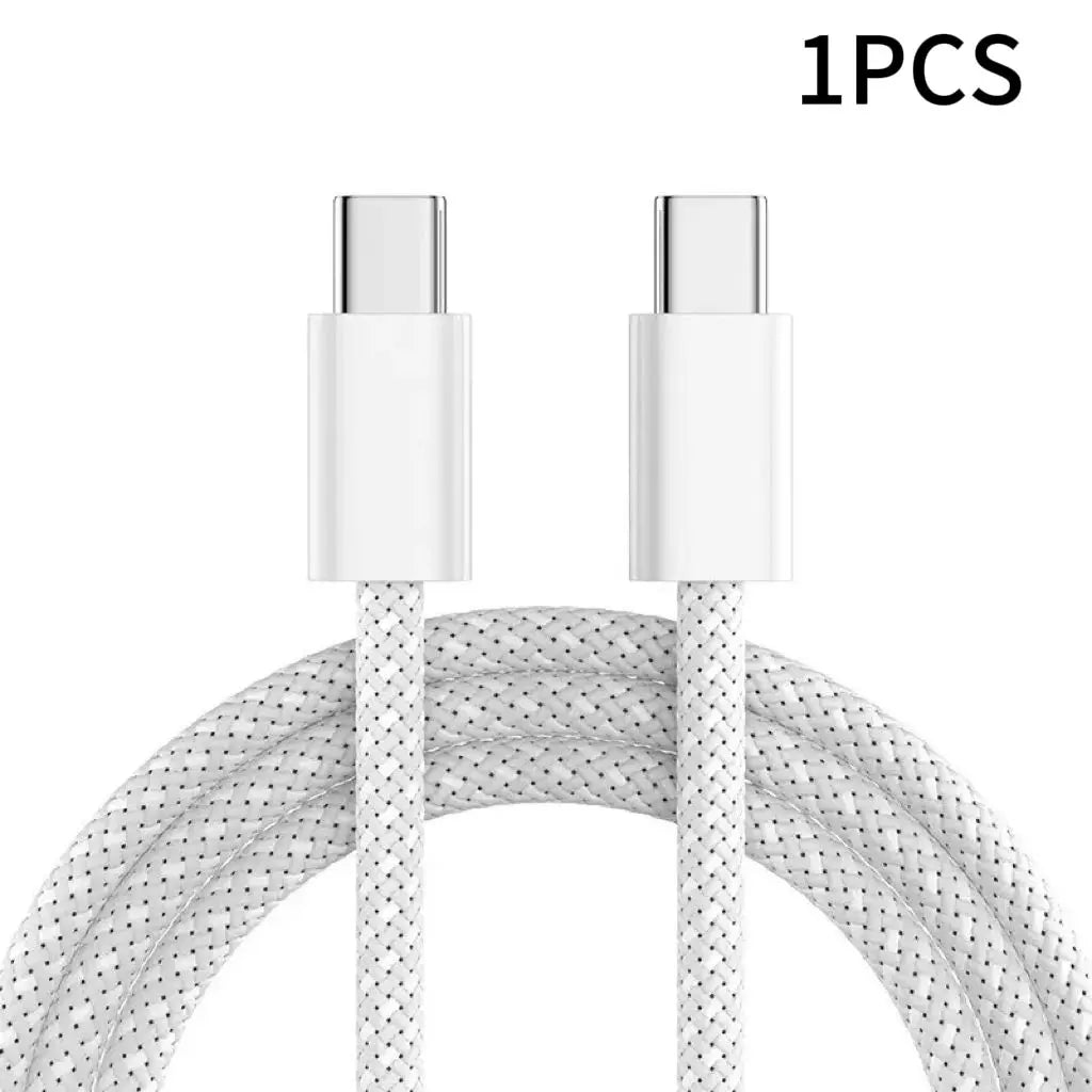1/3PCS 60W USB-C to USB-C Fast Charging Cable, for Iphone 15/Samsung, Compatible with Ipad Pro, Air5, Macbook, Samsung S22/S21