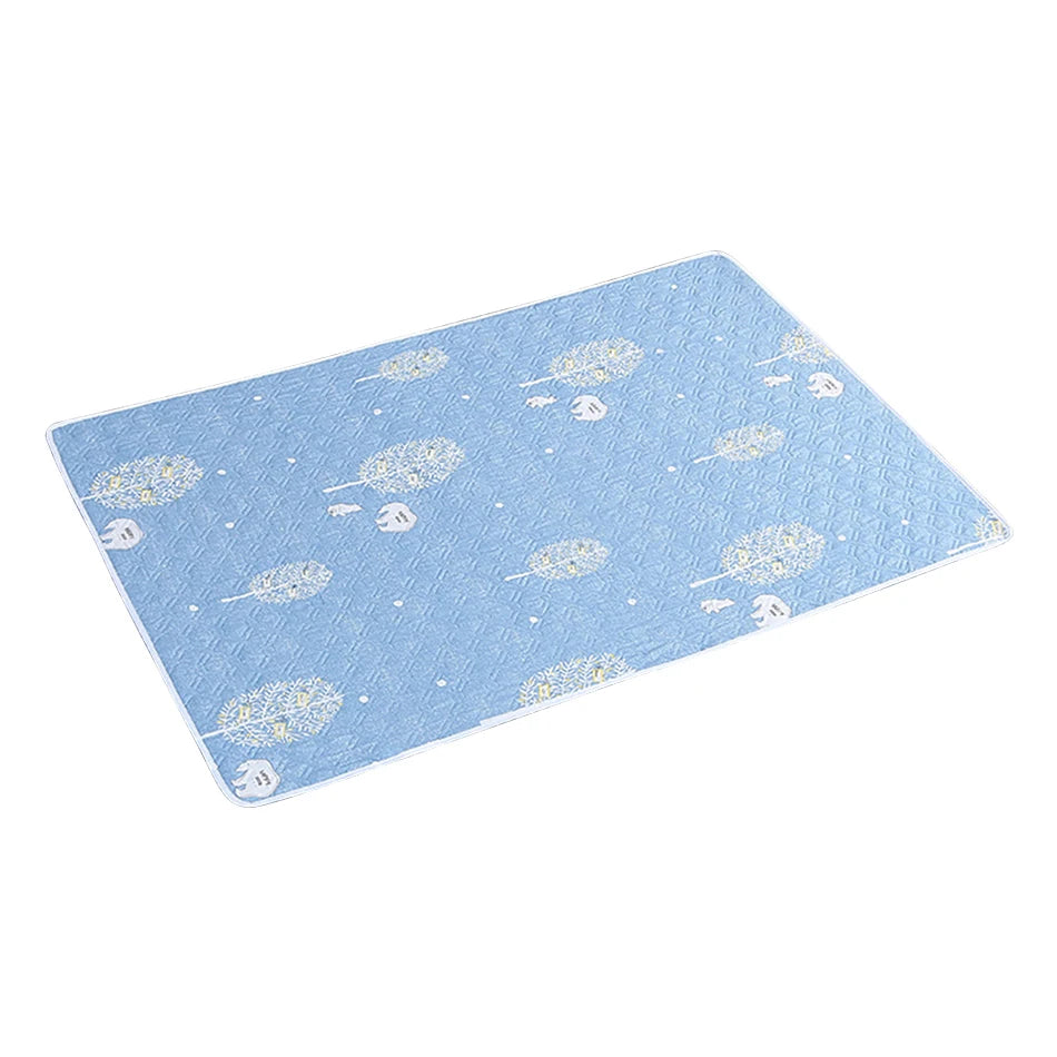 Waterproof Cartoon Dino Heart Changing Mat | Eco-Friendly Baby Care