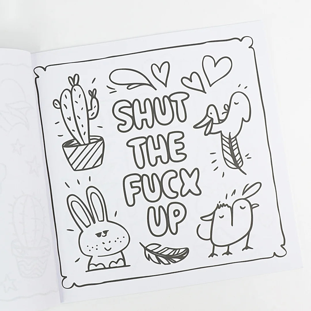 Funny Graffiti Mandala Coloring Book | Relaxing Gift for All Ages