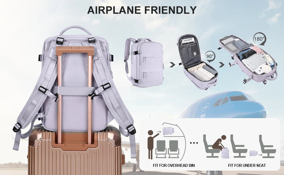 Stylish Travel Backpack for Women | Flight Approved Daypack