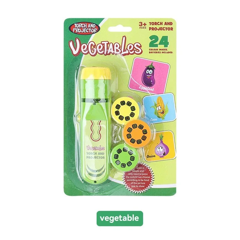 Children's Fun Projector Light Flashlight | Educational Bedtime Toy