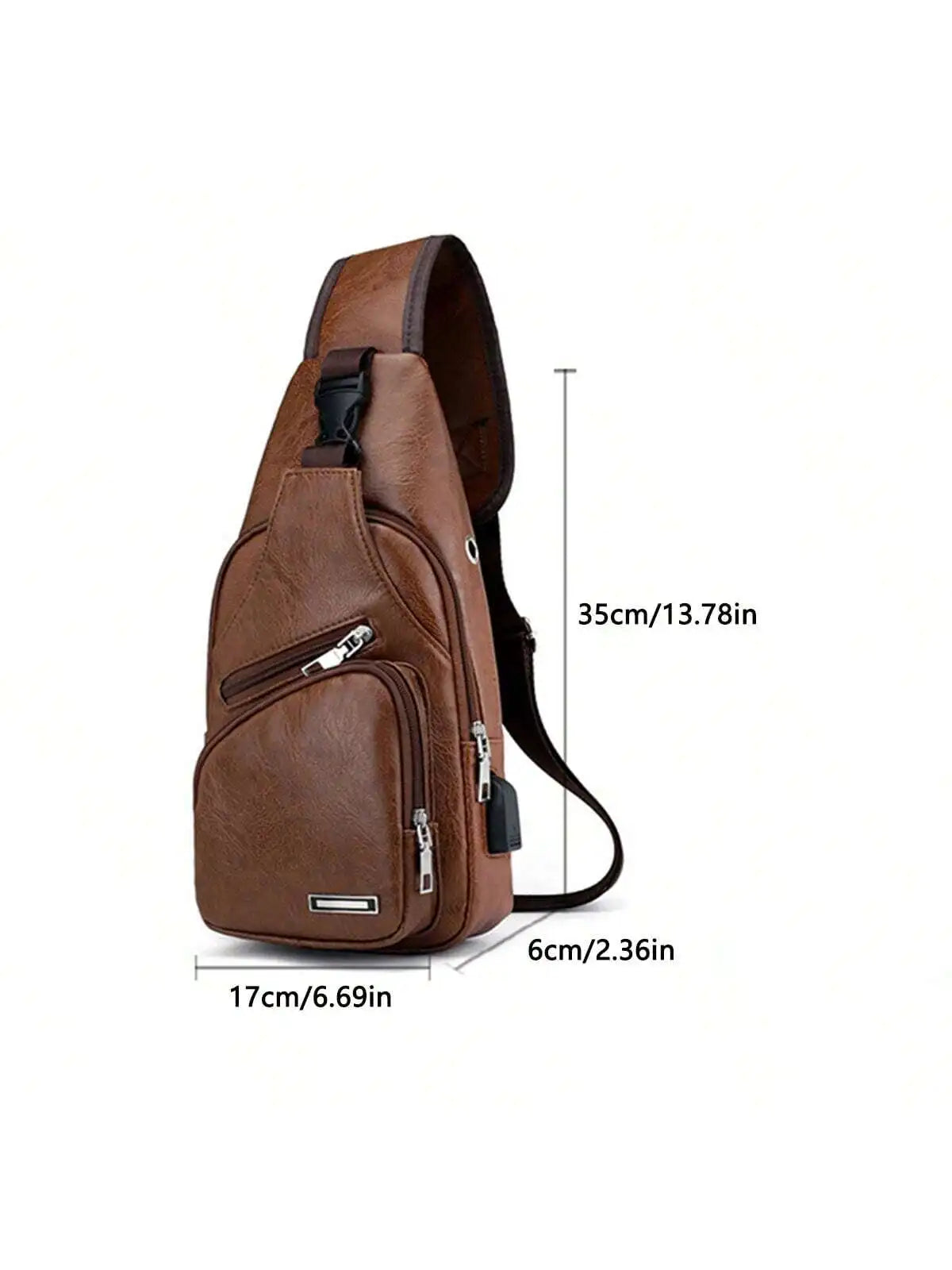 Large Capacity Casual Men's Shoulder Bag | Multifunctional Crossbody