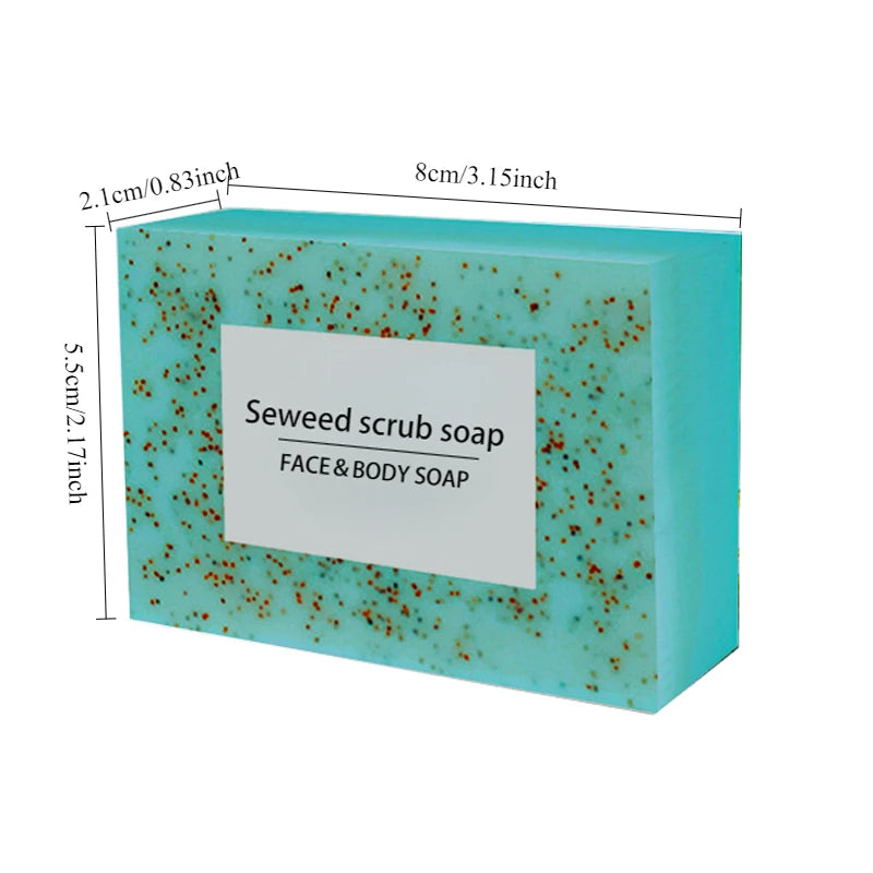 Nourishing Seaweed Scrub Particle Soap | Hydrating & Moisturizing