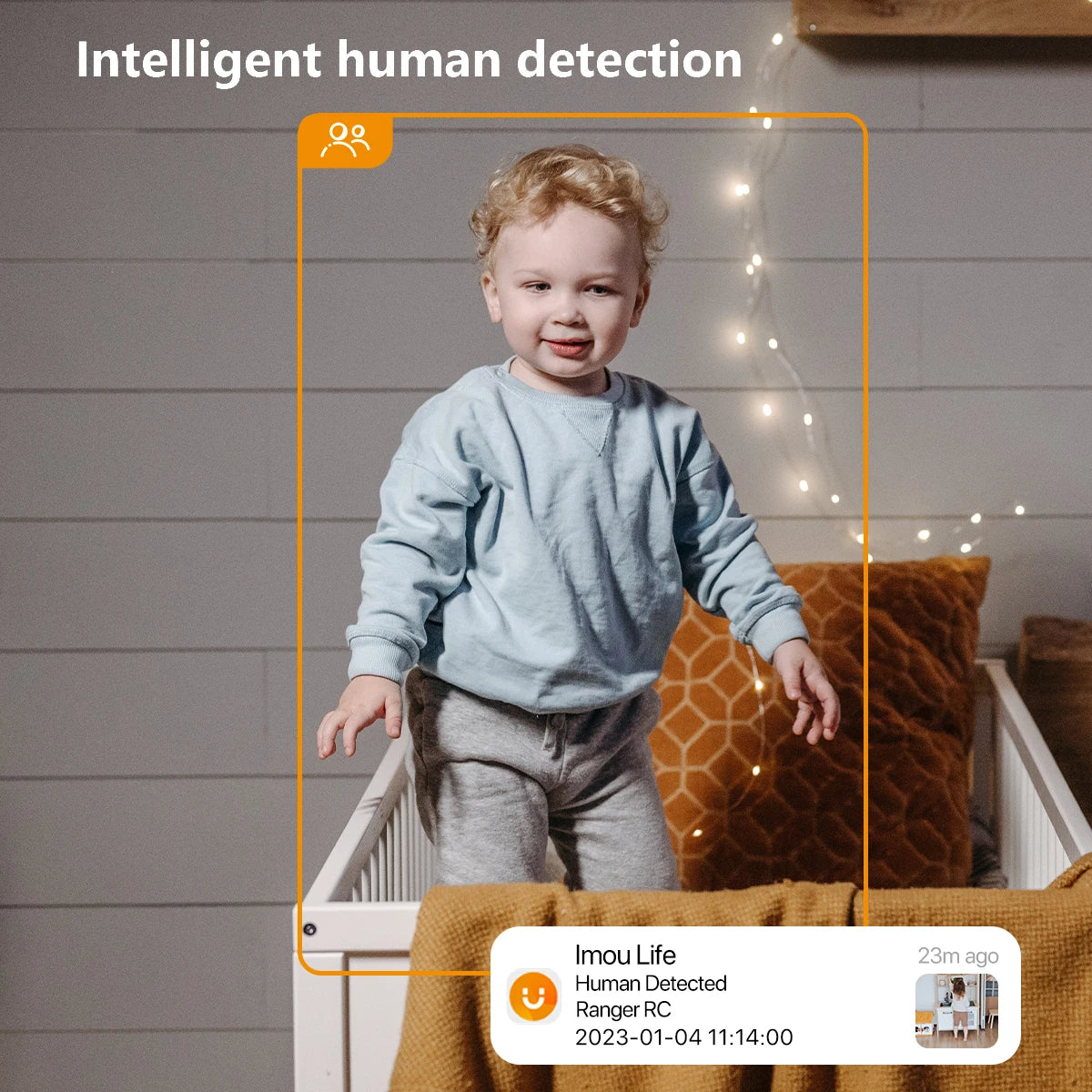 Indoor IP Camera with 360° Pan & Tilt | Smart Home Security