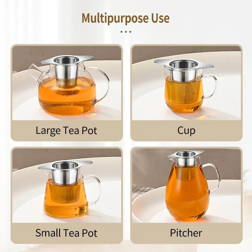 304 Stainless Steel Loose Leaf Tea Infuser with Lid | Brew Perfect Tea & Coffee
