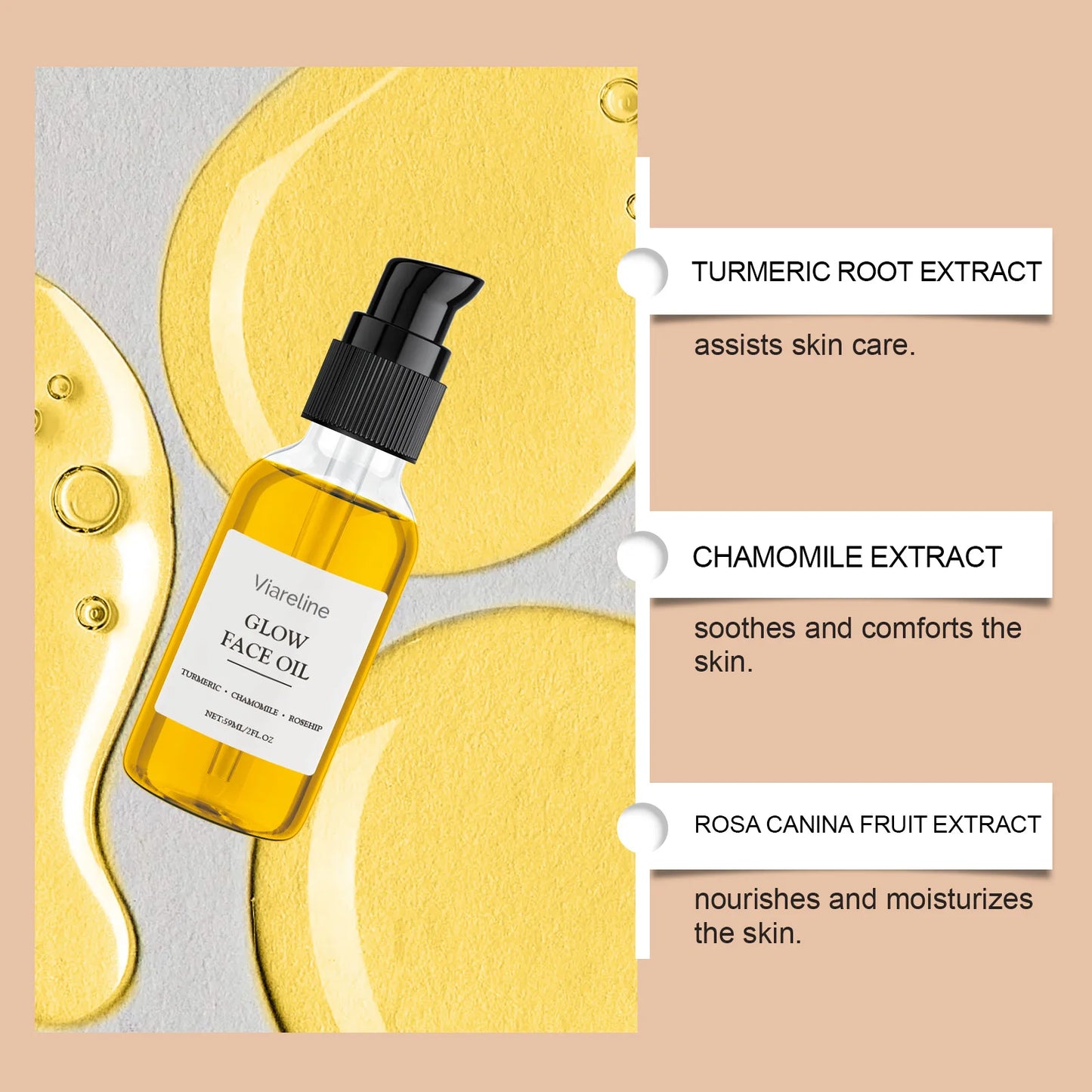 Turmeric Facial Essential Oil | Nourishes & Hydrates Skin