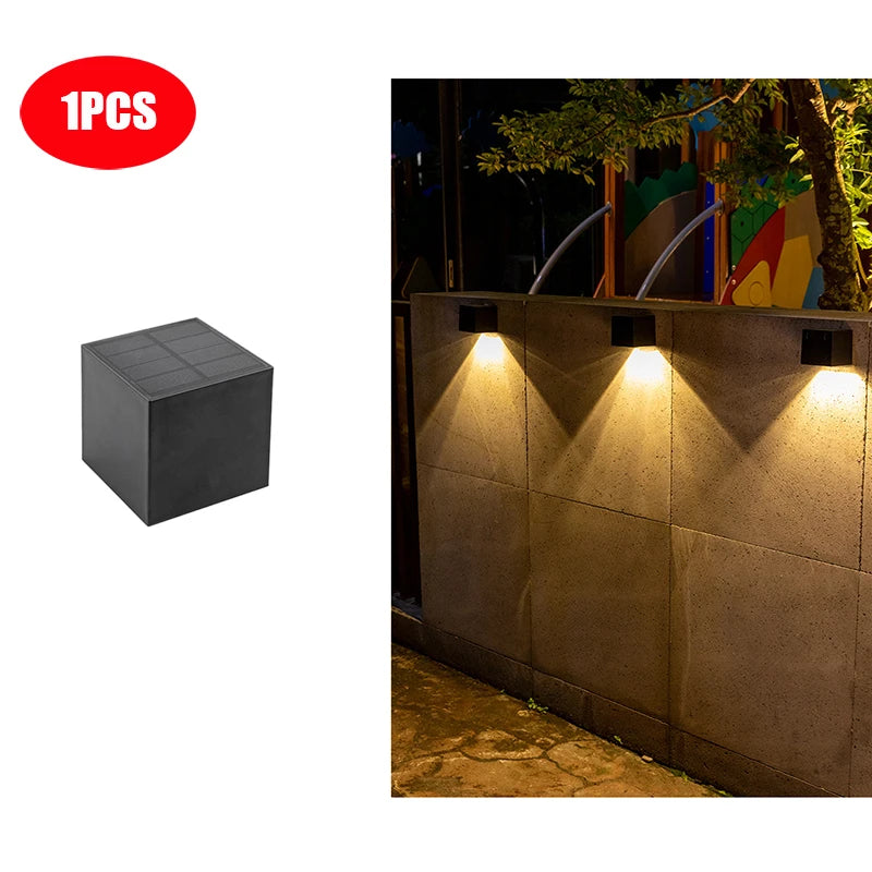 LED Solar Outdoor Wall Lamp | Eco-Friendly Garden Lighting