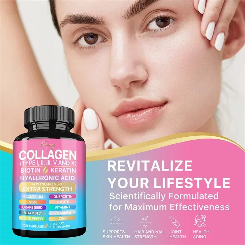 Collagen Supplement - Vital Support for Skin, Hair, and Nails