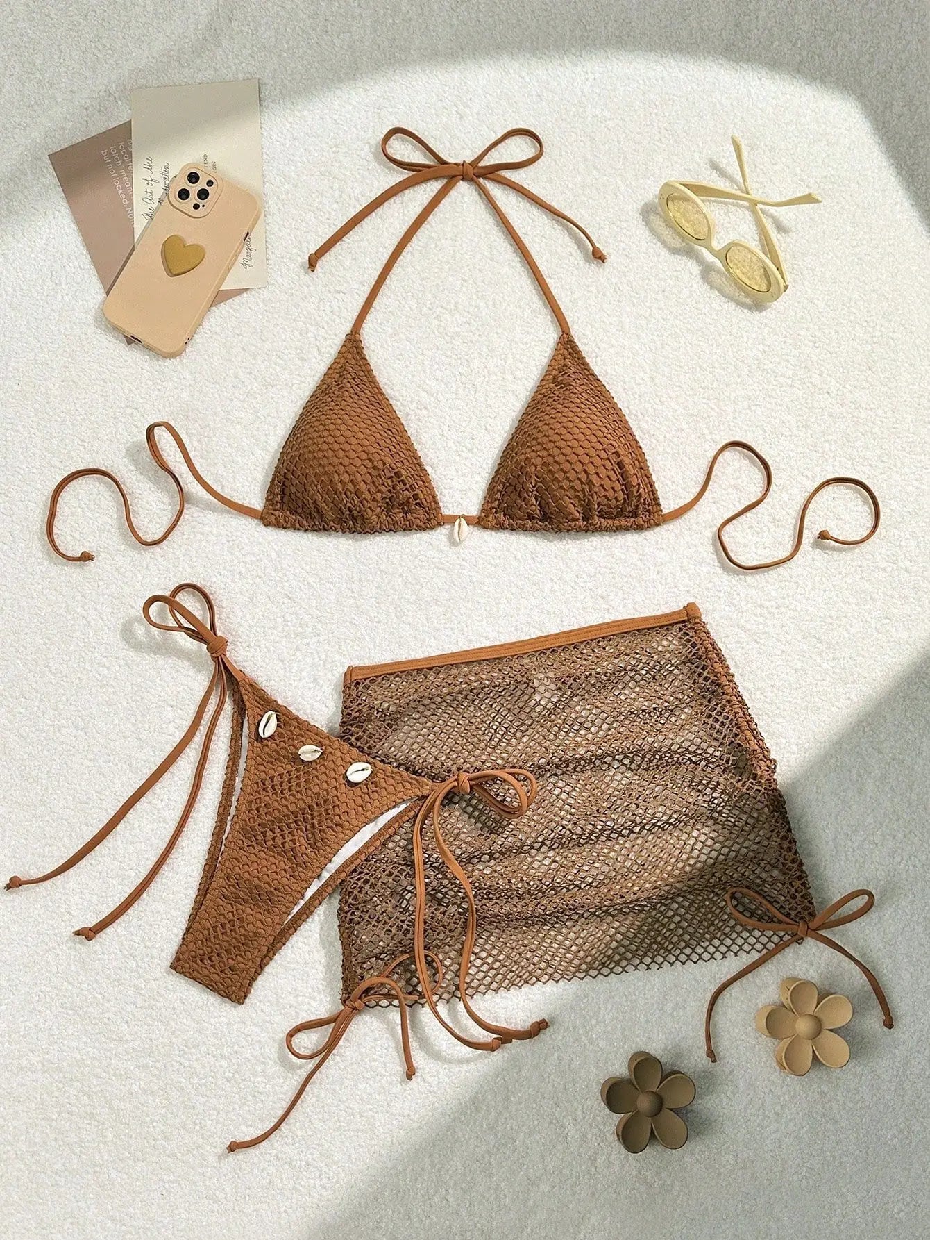 Stylish Three-Piece Bikini Set | Perfect for Beach & Pool Days