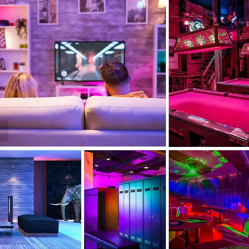 Colorful LED Energy Saving Bulb | 7 Color Options for Every Event