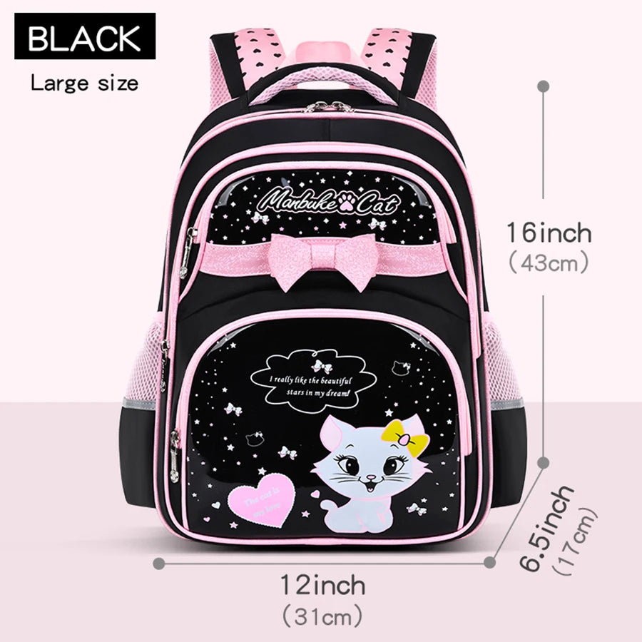 Cute Kitten Shoulder Bag | Adorable Backpack for School Girls
